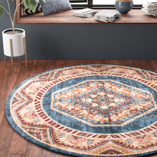 Loon Peak® Isanotski Performance Red/Blue Rug & Reviews Wayfair